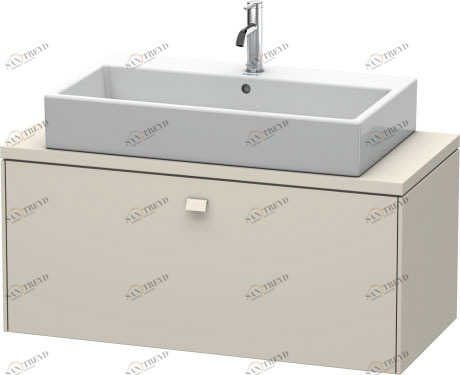 BR510409191 Brioso Тумбочка для компактной консоли Серо-коричневый декор Duravit