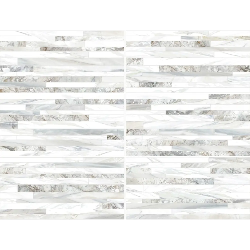 Плитка облицовочная Alma Ceramica Mercury 24.9x50 см 1.1205 м² цвет серый STLM-2021441 - Вид №1