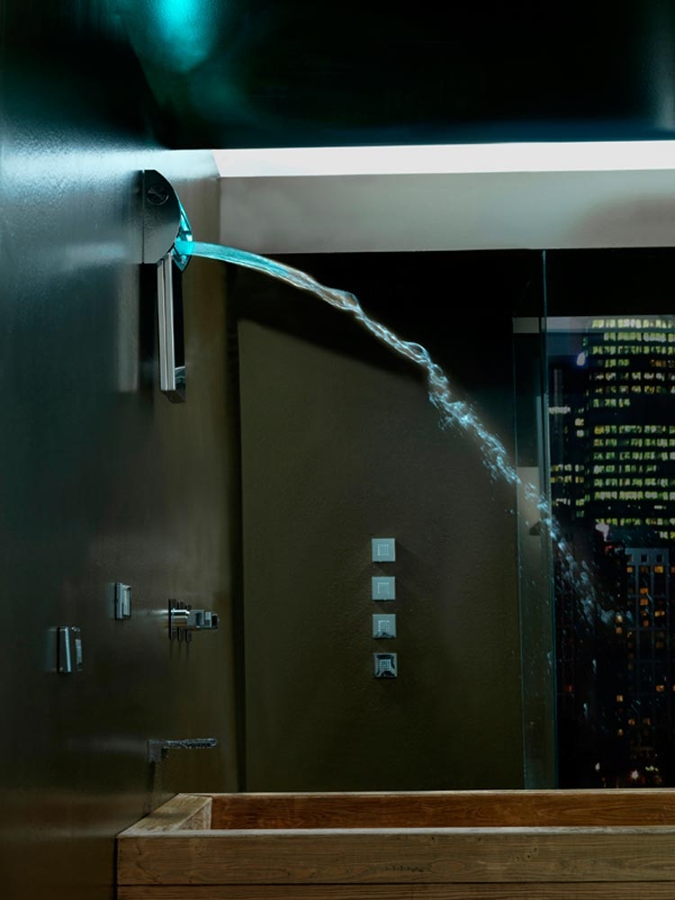 I01555 Потолочный & настенный душ Aquavolo MUSIC - CROMOTHERAPY BOSSINI  - Вид №8