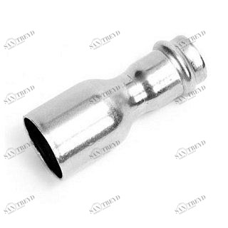 Муфта-вставка пресс 28 х 18 нержавеющая сталь IBP PS52430281800