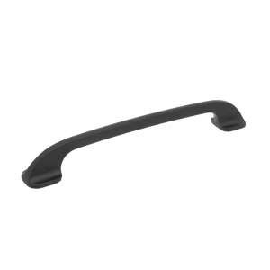 Мебельная ручка-скоба Assistente ЦАМ 160 мм матовый черный