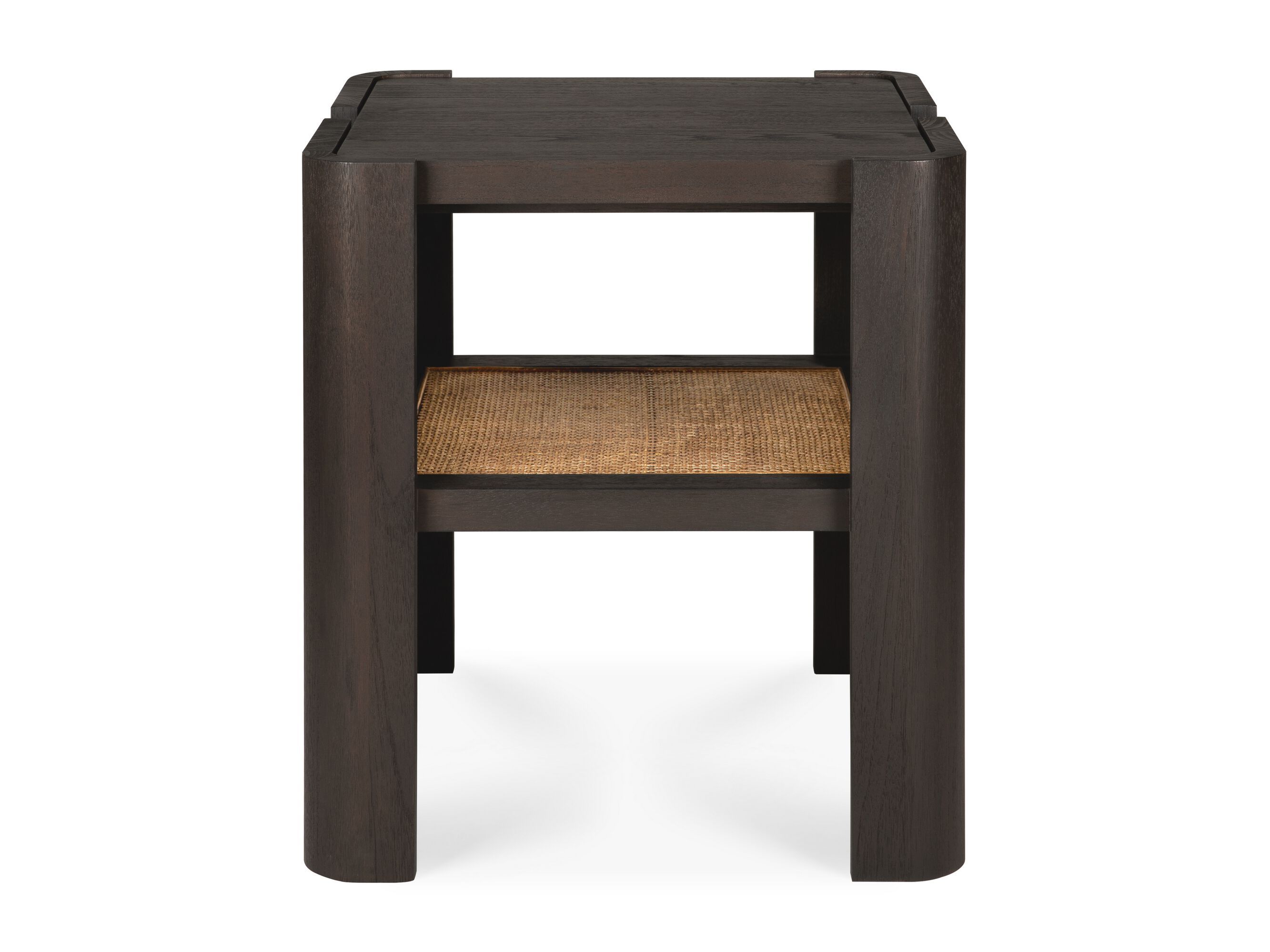 Квадратный стол из тикового дерева с отсеком для хранения Ethnicraft панель ARCH-00140717 - Вид №1