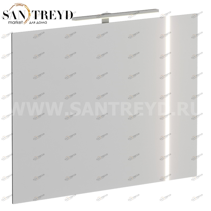 BPL100 Зеркало с глянцевой кромкой 100 см Globo MIRROR Италия Ceramica Globo