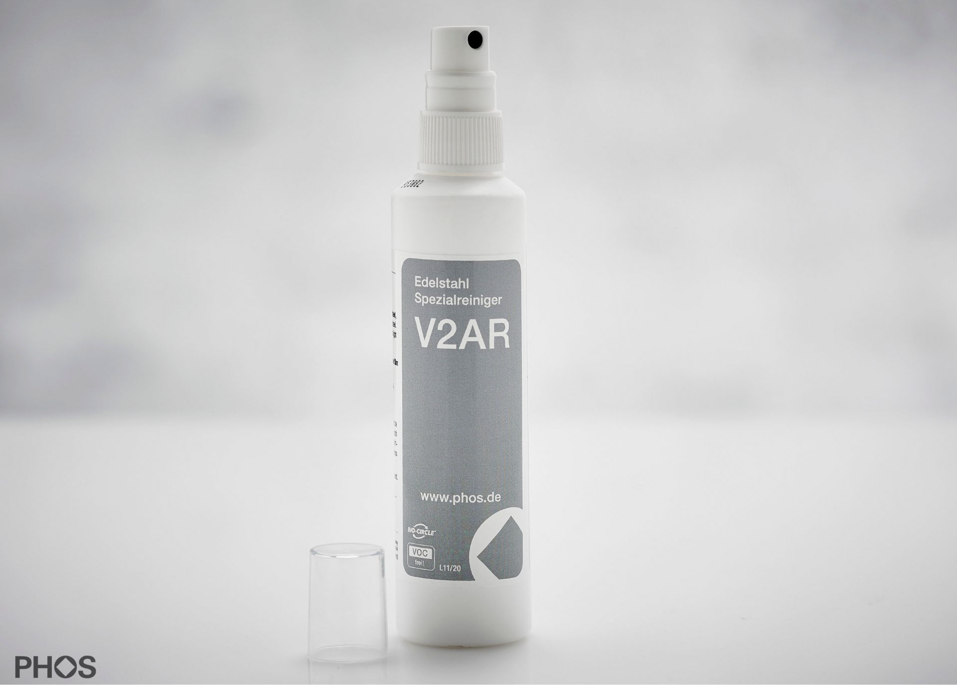 V2AR Очиститель нержавеющей стали, специальный очиститель 100 мл PHOS  - Вид №2