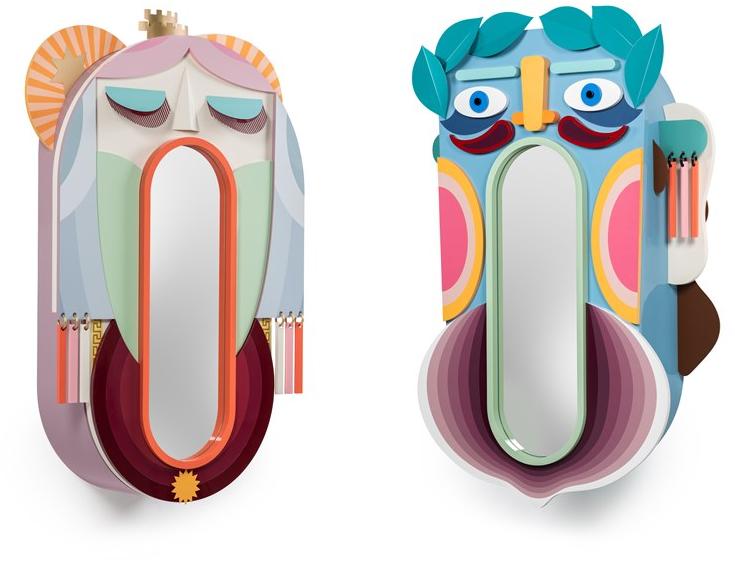 altreforme Вешалка с зеркалом Mata & grifo sun-id-1429443 - Вид №8