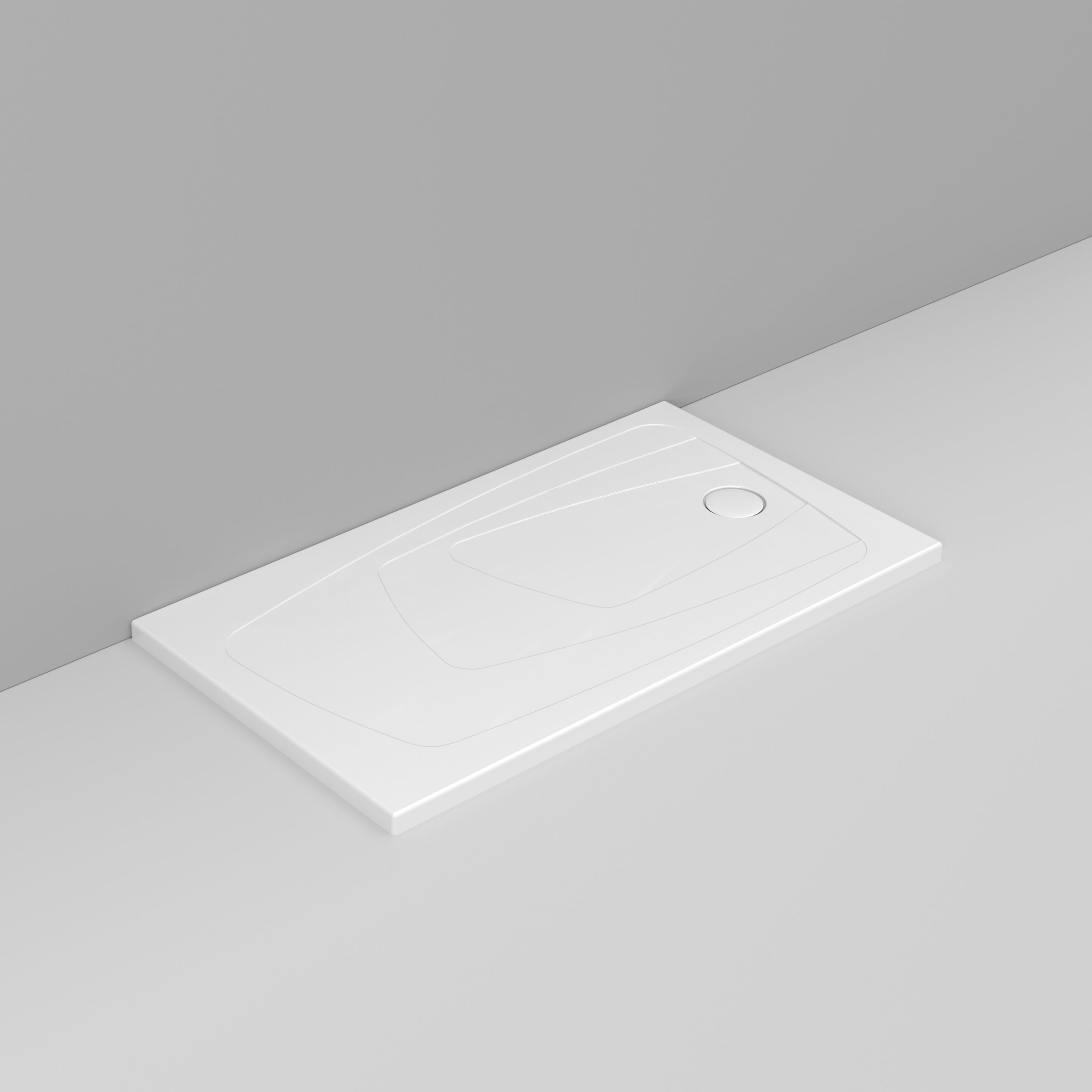 Керамический нескользящий прямоугольный поддон для душа Ceramica Dolomite за пределами ARCH-00148401 - Вид №11