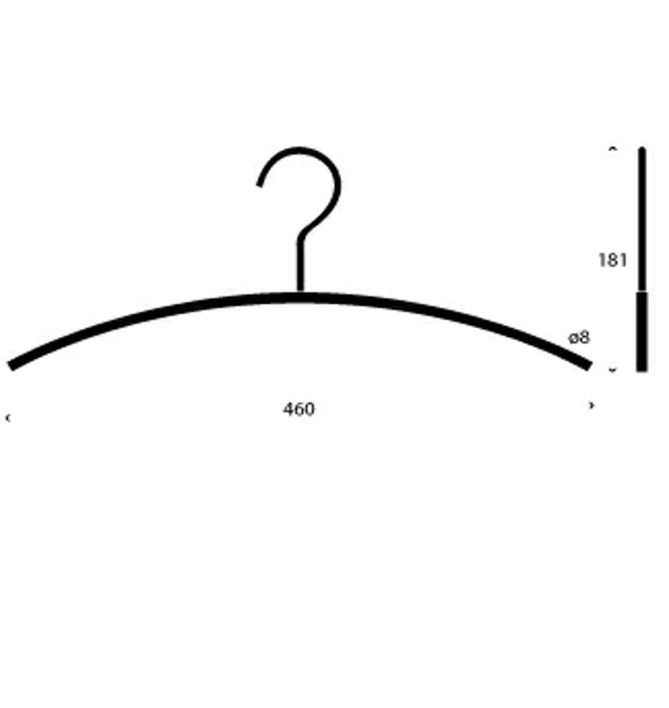FROST Вешалка 1 «SLIM » » медь. Нержавеющая сталь Медь N1134-C  - Вид №1