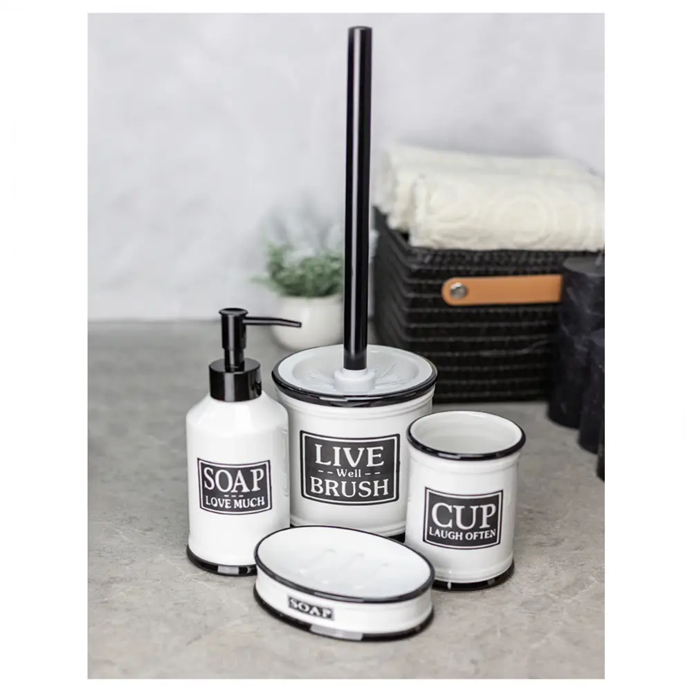 Керамический стакан для зубных щеток Bath Plus Bene - элегантный аксессуар для ванной 89380475 STLM-1578258 - Вид №4