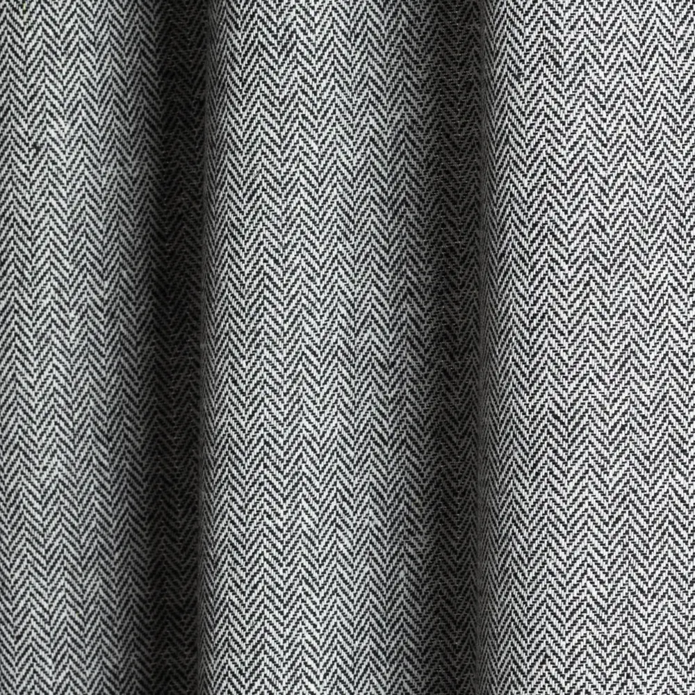 Штора MIAMOZA Елочка серая 200x280 см с ленточным креплением 89427085 STLM-1583951 - Вид №1