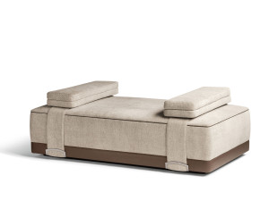 Прямоугольный пуф из ткани