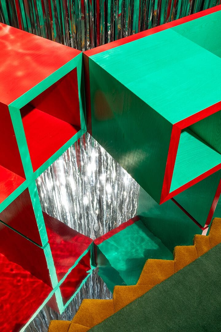 Скамейка из шпона со спинкой Poltronova Canton ARCH-00102050 - Вид №8