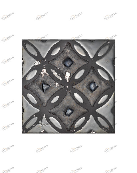 FLT-BL Flora Tiles Black Ground Devon&Devon FLTBL