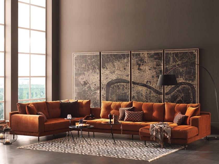 Enza Home Модульный угловой диван из ткани Arte sun-id-1434868 - Вид №3