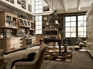 Marchi Cucine Модульная кухня из массива дерева Panamera