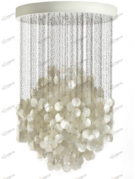 Verpan Подвесной светильник из перламутра Fun mother of pearl sun-id-1346148