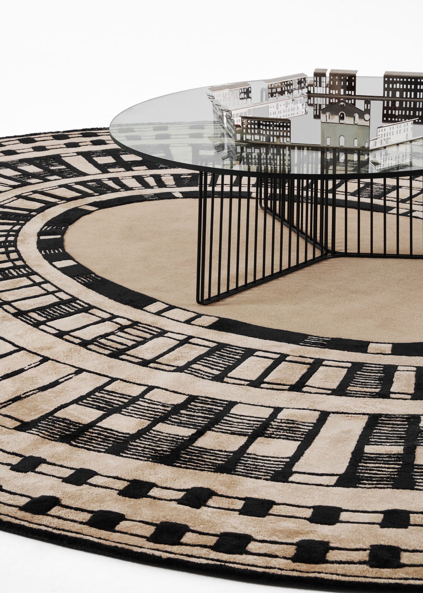 Ковер ручной работы из шерсти и шелка Tapis Rouge памятники ARCH-00034082 - Вид №7