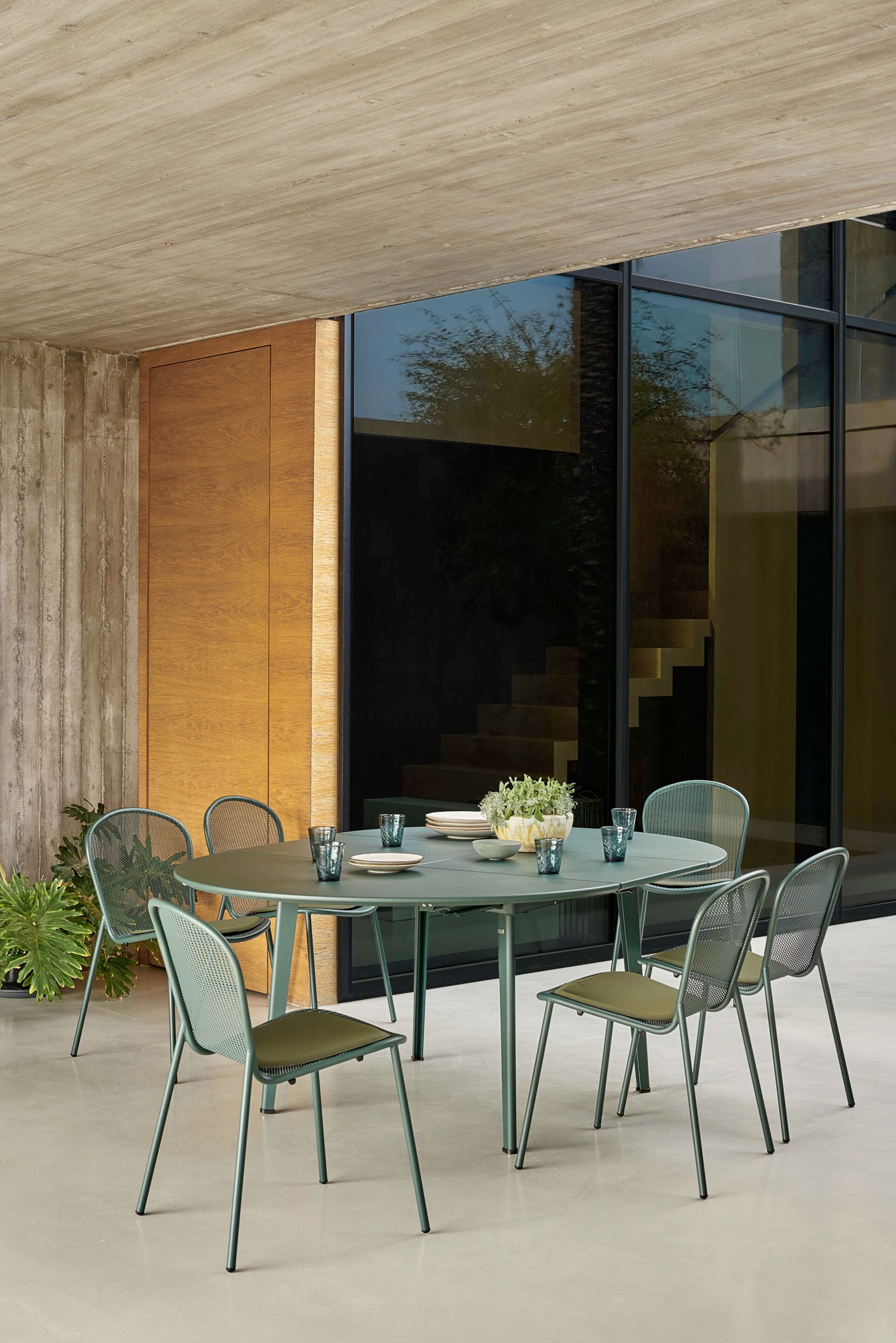 Стальной садовый стул с подлокотниками emu Ronda X ARCH-00092005 - Вид №5