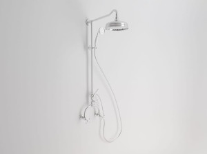 Настенная душевая колонна с ручным душем
