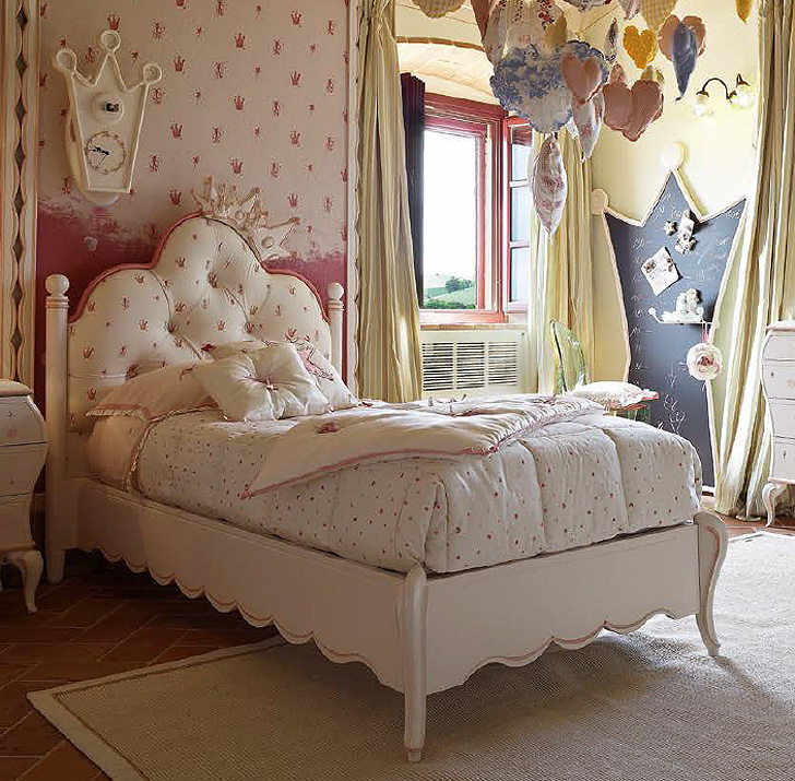 Кровать NUVOLA CORONA VOLPI 5025/G + 6112/G Classic