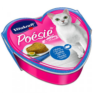 ПР0039663 Корм для кошек Poesie камбала в яйце, террин конс. 85г VITAKRAFT