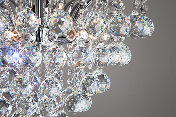 Потолочная люстра Eurosvet Ostiniya 3299/6 хром/прозрачный хрусталь Strotskis EUROSVET ДИЗАЙНЕРСКИЕ, OSTINIYA 183985 Хром  - Вид №2