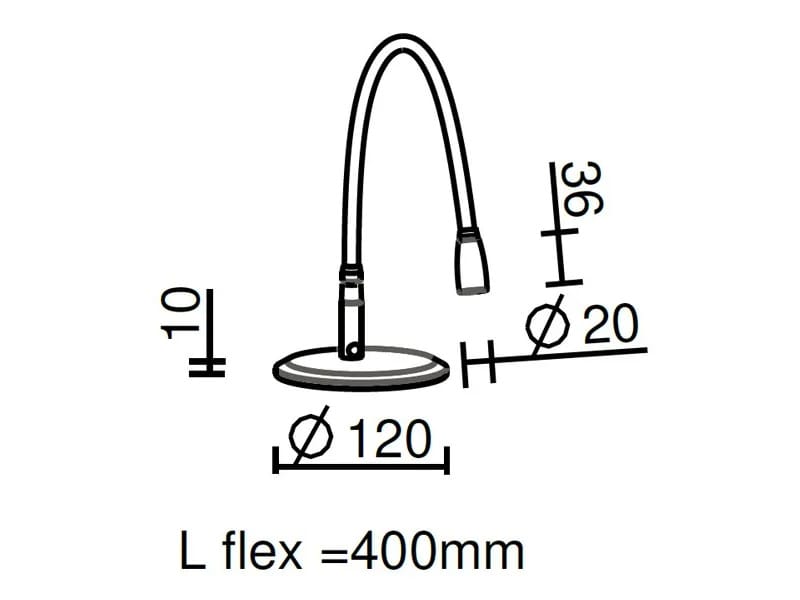Светодиодная настольная лампа Brillamenti Тюльпан ARCH-00123949 - Вид №2