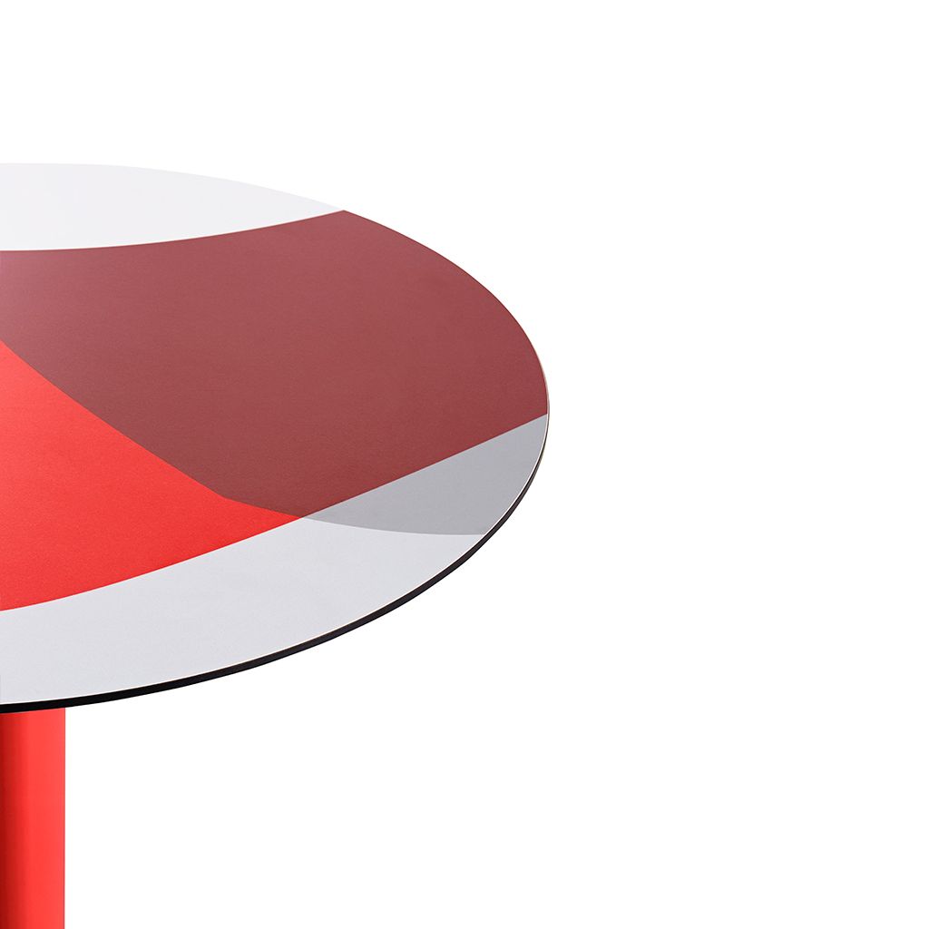 Высокий круглый ламинированный стол Diabla Abstrakt Mona ARCH-00140339 - Вид №6