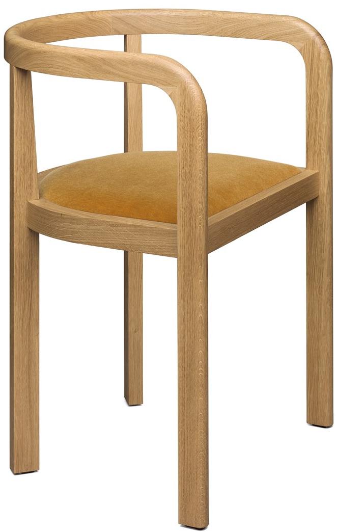 e15 Стул дубовый с подлокотниками  Rh01  - Вид №3