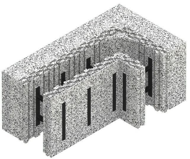 PONTAROLO Изолирующий блок эпс / опалубка для несущих железобетонных стен sun-id-1484741 - Вид №1