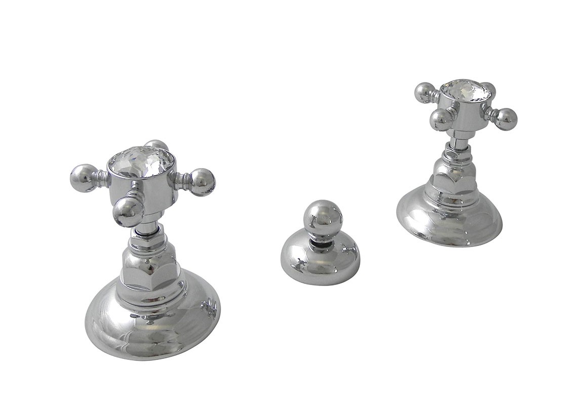 1410 ** 93 Смеситель для биде с автоматическим сливом Nicolazzi Series Half Dome Crystal 