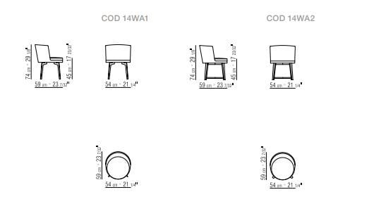 Кожаный стул с мягким сиденьем Flexform Feel Good ARCH-00093482 - Вид №5