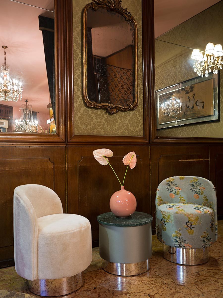 Круглый мраморный журнальный столик Tacchini Pastilles ARCH-00050081 - Вид №7