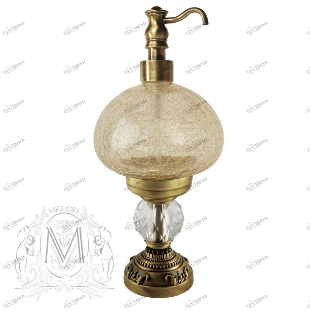 Дозатор жидкого мыла MIGLIORE.CRistalia ML.CRS-60.247.BR - бронза 