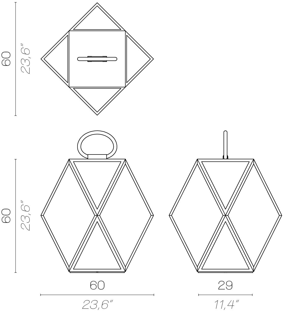Contardi Беспроводной торшер Muse lantern sun-id-1512169 - Вид №15