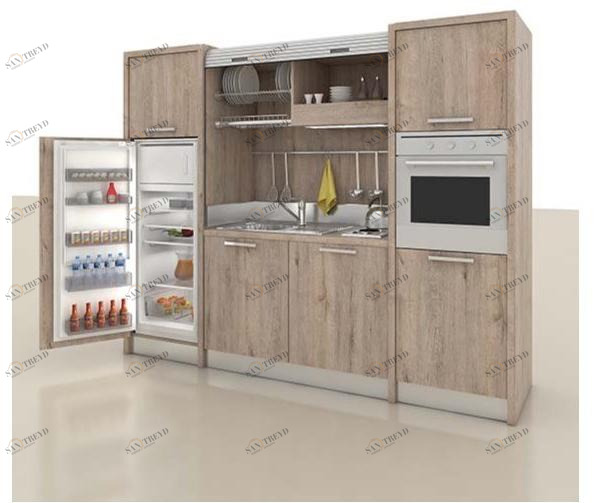 Mobilspazio Мини-кухня с ручками Zeus K136