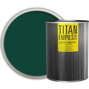 Грунт-эмаль по ржавчине Ореол Titan цвет зеленый 0.9 кг 84439767 STLM-2194866