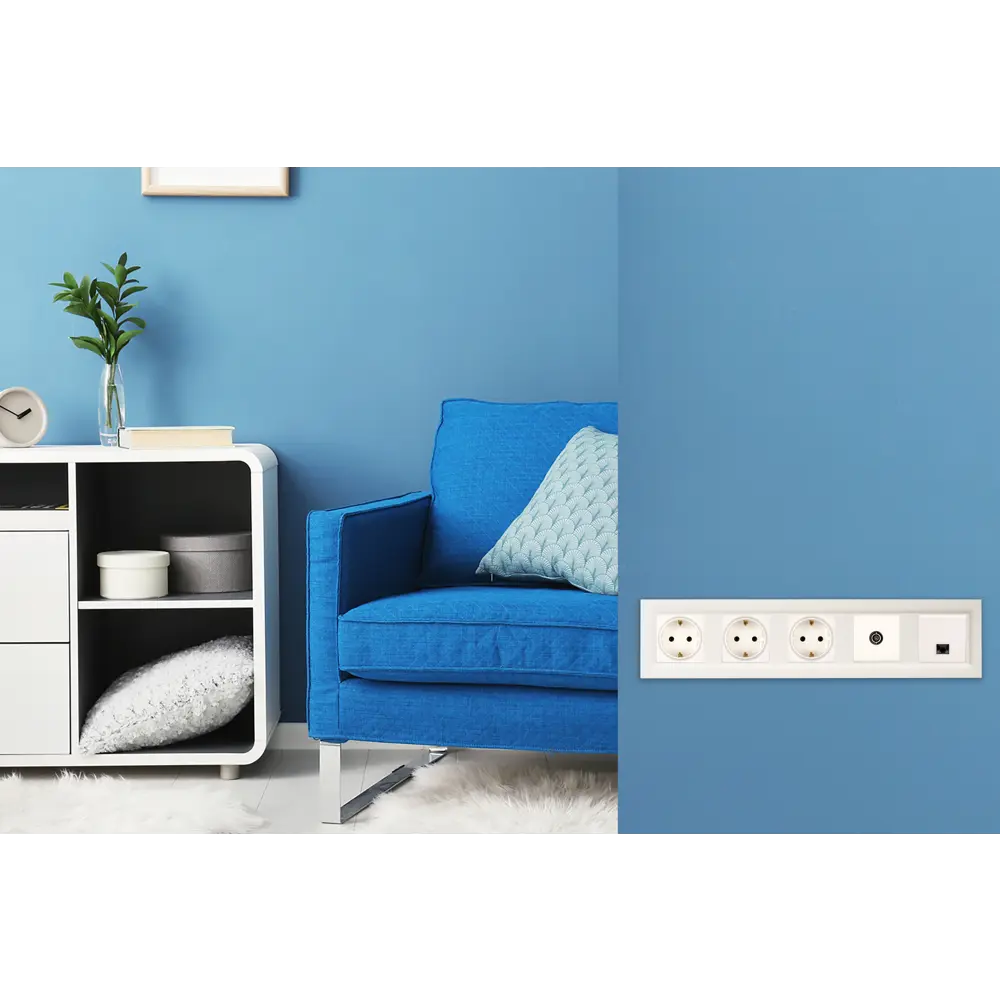 82064662 Розетка встраиваемая Legrand Structura с заземлением, цвет белый STLM-0018650 - Вид №6