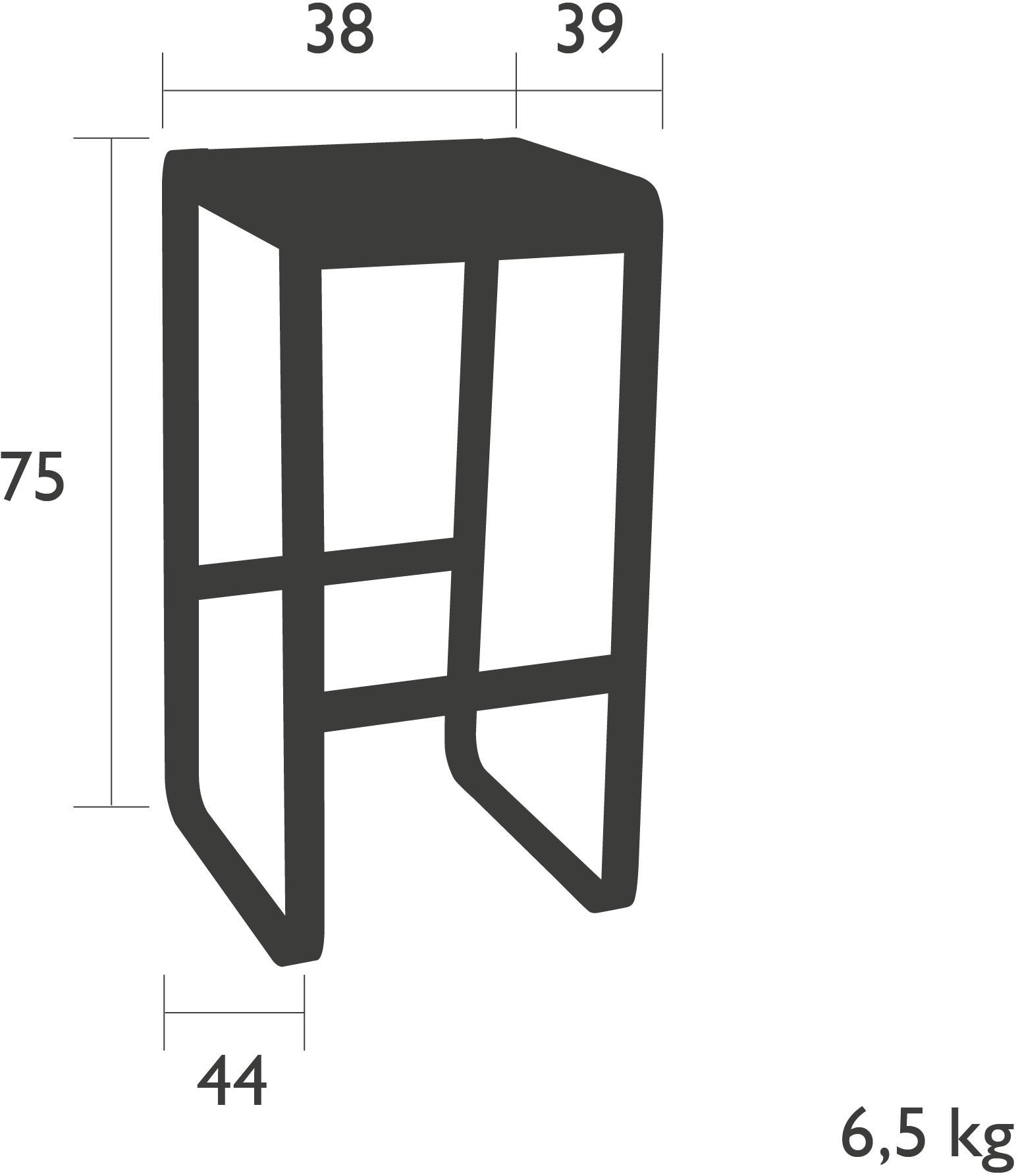 Fermob Табурет садовый высокий металлический Bellevie 8403 - Вид №1