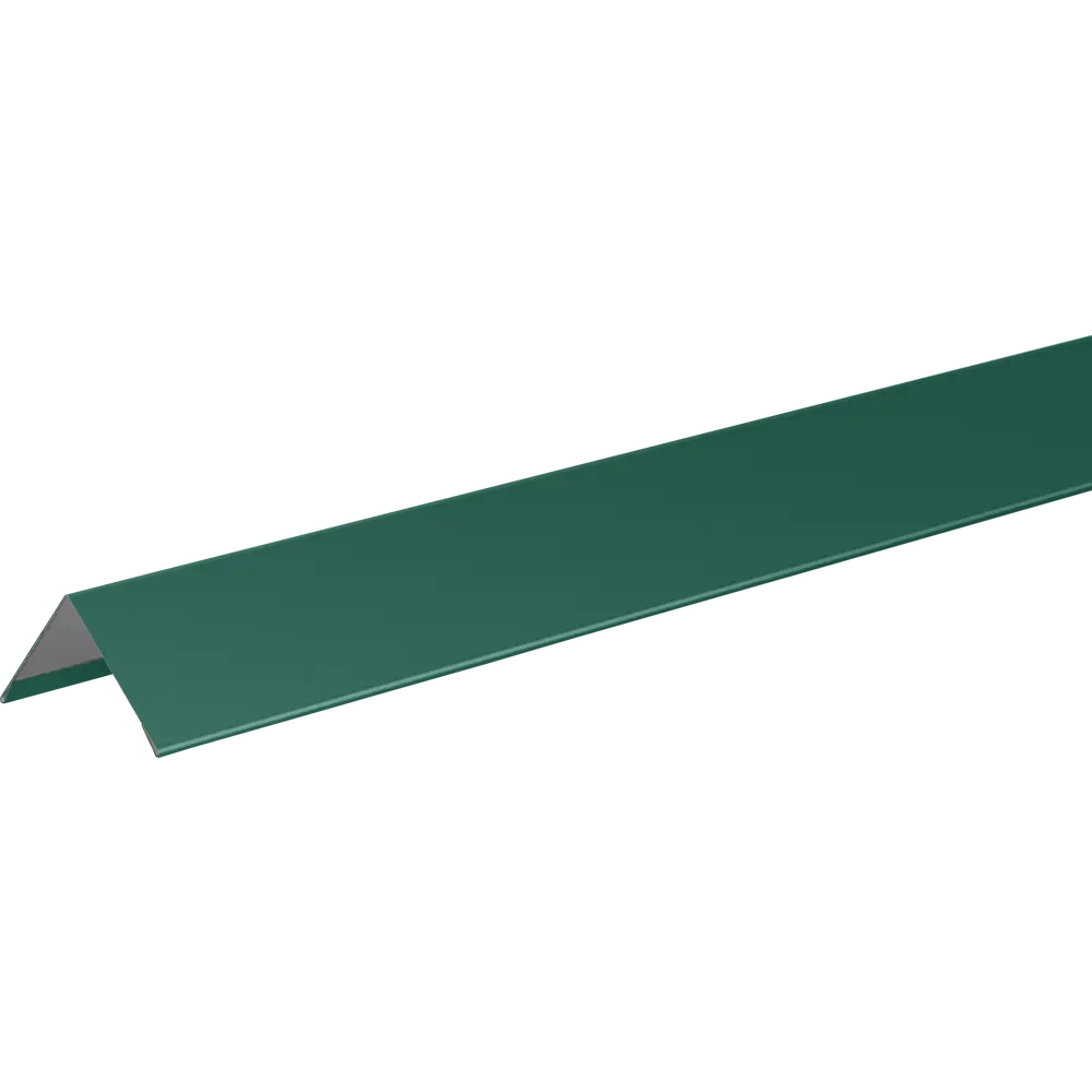 Планка для наружных углов 100x100 мм 2 м 0.4мм RAL 6005 Зеленый OPTIMA STLM-2198464