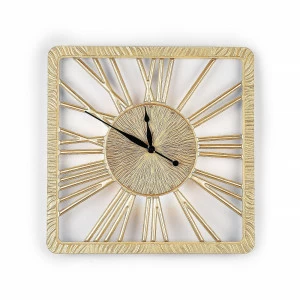Часы настенные квадратные золото TWINKLE NEW IN SHAPE TWINKLE 00-3860062 Золото
