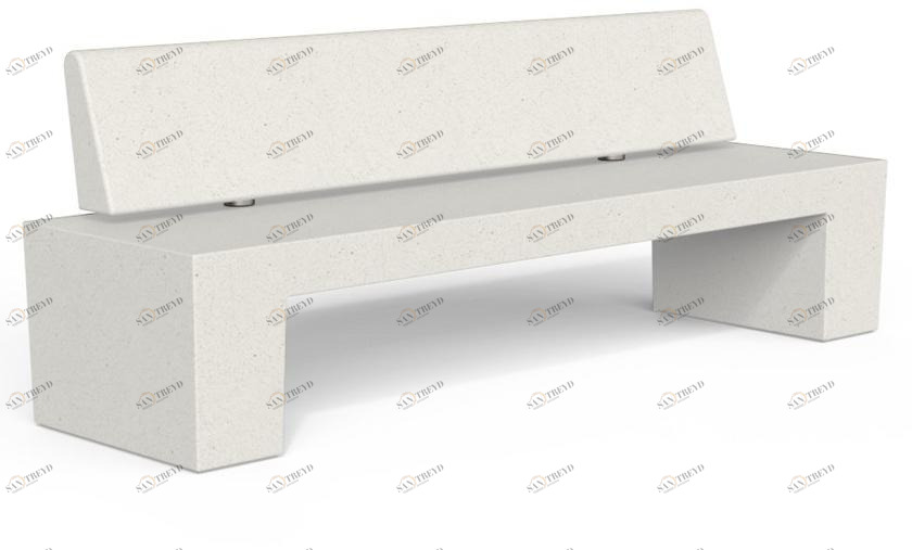 Bellitalia Реконструированная каменная скамья со спинкой Venezia sun-id-1348133