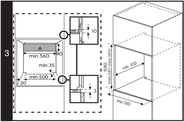 9006736 Электрический духовой шкаф Hotpoint FE9 831 JSH BL черный STDN-0136841 - Вид №11