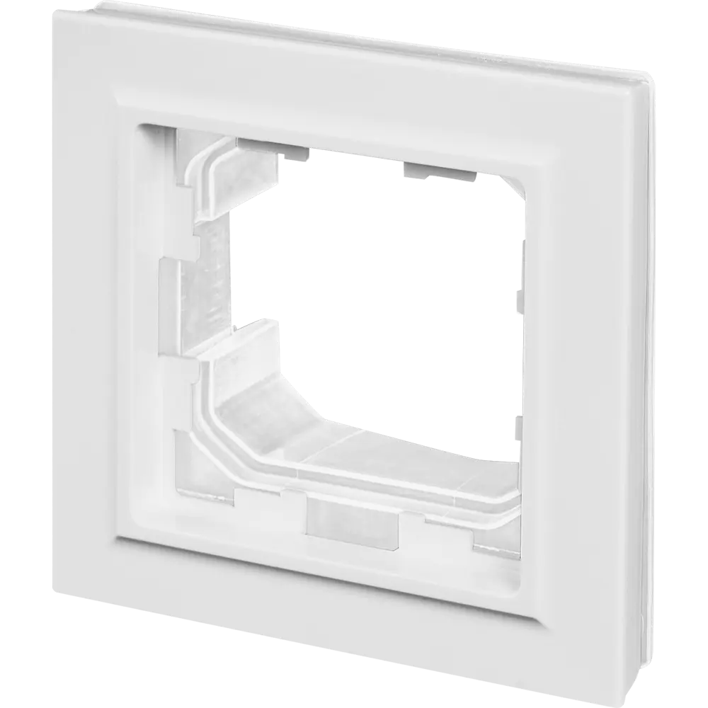 Рамка IEK Brite для розеток и выключателей - белая глянцевая защита 87761297 STLM-1107071 - Вид №2
