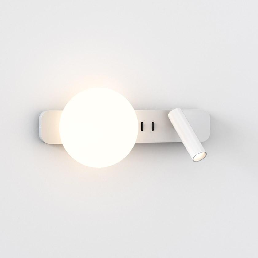 Astro Lighting Алюминиевая лампа для чтения прямого и непрямого света в современном стиле с фиксированным кронштейном Zeppo sun-id-1501885 - Вид №8