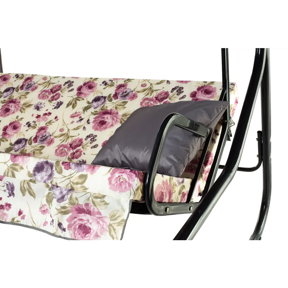 Качели садовые Наварра 3-х местные (до 250 кг) серый/ бежевый Santreyd STLM-2148451 - Вид №1