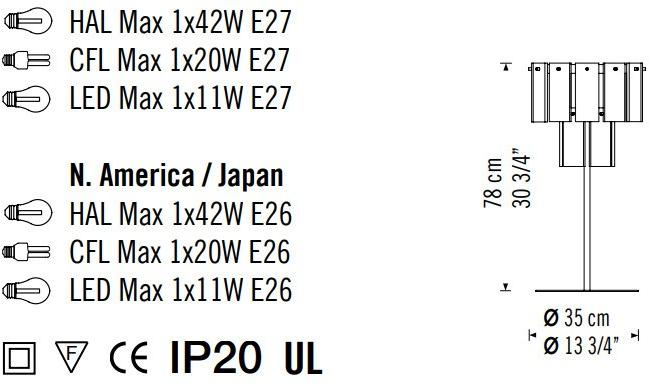 fambuena Настольная лампа из алебастра Quarz sun-id-1424260 - Вид №1