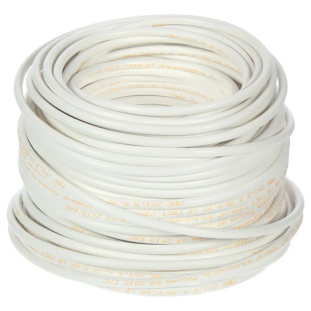 Провод Electraline ПВС 2х1.5, 50 м, ГОСТ STLM-2113762 - Вид №1