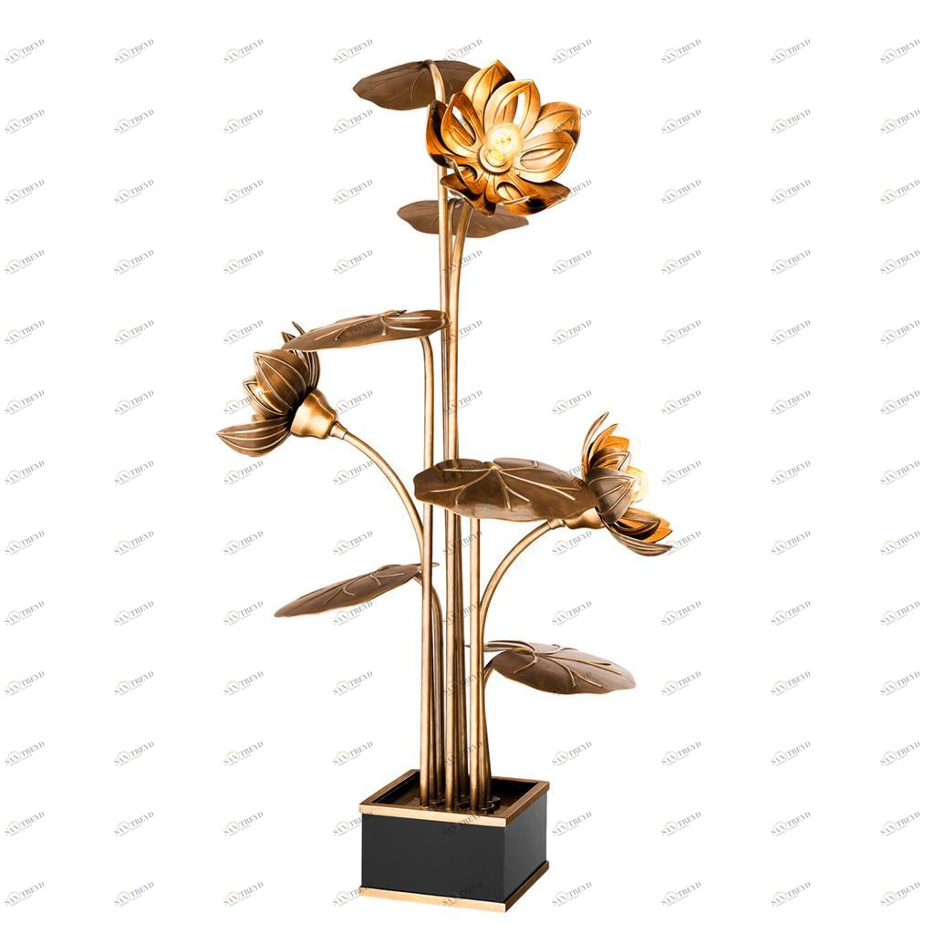 Настольная лампа Nizza от Eichholtz 111007 EICHHOLTZ ФЛОРИСТИКА, ЭЛИТНЫЕ 062155 Золото 