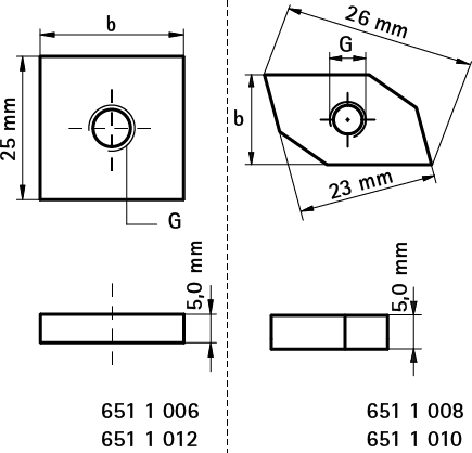 6511008 Монтажные профиля BIS Монтажные гайки нерж. монтаж в профиле BIS RapidRail® WALRAVEN  - Вид №1