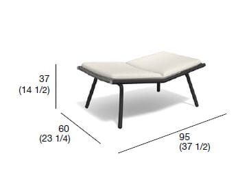 Веревочный садовый стул / подставка для ног RODA Laze ARCH-00130874 - Вид №8